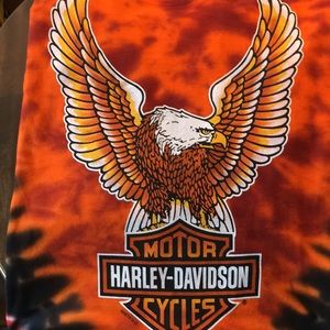 Harley-Davidson tie-dyed shirt